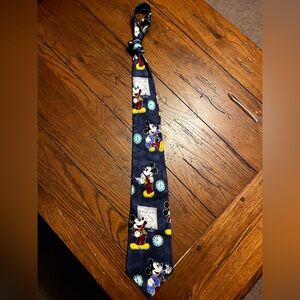 Disney Mickey & Co Navy Print Tie Atlas Design
